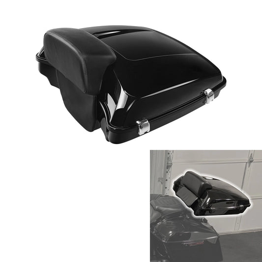 Razor Trunk with Backrest Fit For Harley Touring Electra Street Road Glide 14-26