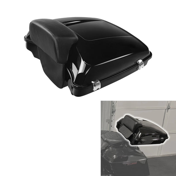 Razor Trunk with Backrest Fit For Harley Touring Electra Street Road Glide 14-26