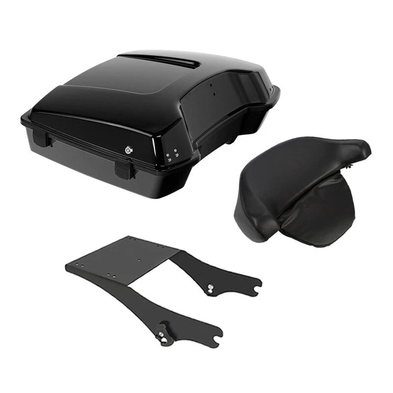 Razor Trunk Backrest Mount Rack Fit For Harley Touring Road King 97-2008