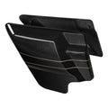 Battery Side Covers Panel Fit For Harley Road Street Glide 2009-24 Black Quartz