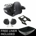 King Trunk Mount Pad Speakers Fit For Harley Touring Street Road Glide 2014-2026