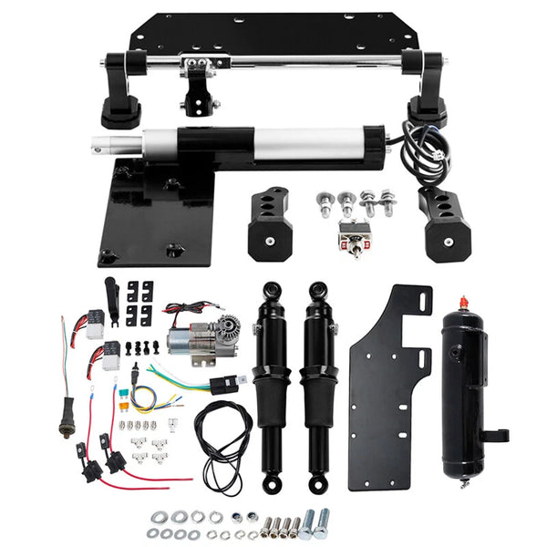 Electric Center Stand/Air Ride Suspension Tank Fit For Street Road Glide 2017-25