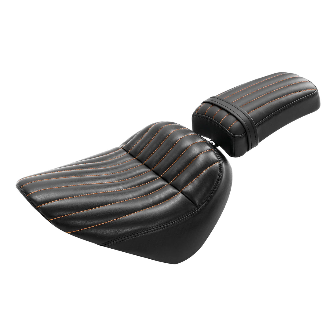 Black+Orange Rider & Passenger Seats Fit For Harley Street Bob Fxbb 2018-2024 23