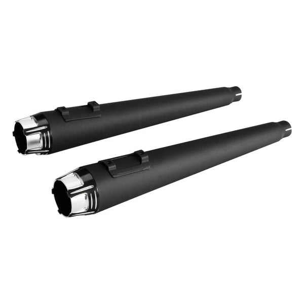 4" Slip on Megaphone Mufflers Exhaust Fit For Harley Touring Road Glide 95-2016