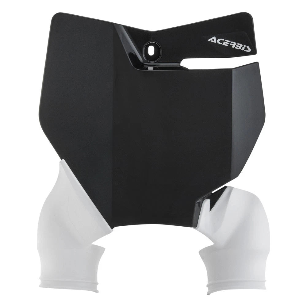 Acerbis Raptor Front Number Plate Black/White For KTM 300 XC 2017-2018