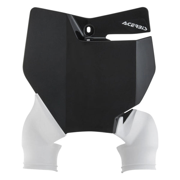 Acerbis Raptor Front Number Plate Black/White For KTM 300 XC 2017-2018