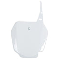 UFO Front Number Plate White For Suzuki RM85L 2003-2008,2012-2013