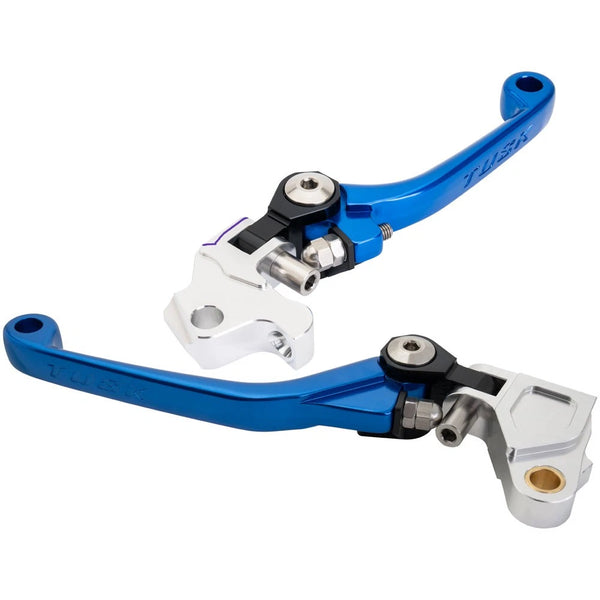 Tusk Multi-Pivot Lever Set Blue For Yamaha YZ450FX 2019-2026