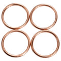 4pcs Exhaust Pipe Gasket for Honda CB1000R 09-16 23 CL500A 23 ST1300 02-17CMX500