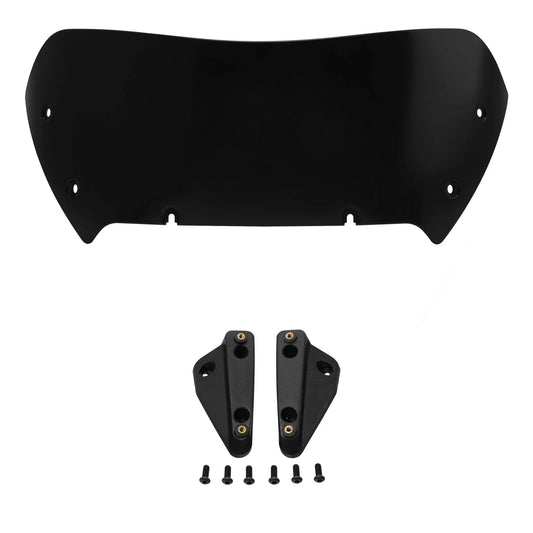 Black Windshield & Bracket Mounts Fit For Harley Cvo Road Glide 2023-26 Fltrx 24