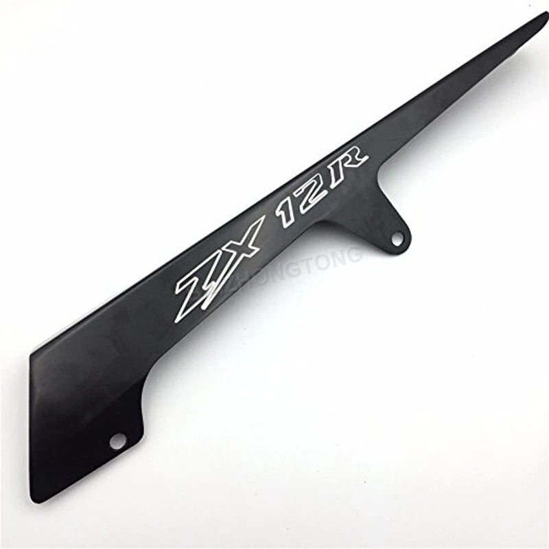 Motorcycle Chain Guards Cover Black Fit For Kawasaki Ninja ZX12R 2000 2001-2005