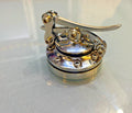 Gas Fuel Petrol Tank Cap Lid Brass Chrome for Harley Bobber Chopper Hot Rat Rod@