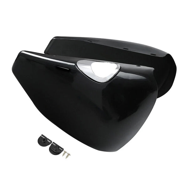 Left Right Side Battery Cover Fit For Harley Sportster 883 Custom XL883C 04-09