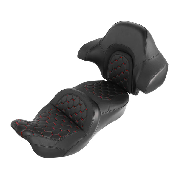 Driver & Passenger Seat Around Backrest Fit For Harley Street Glide 2014-2023 19