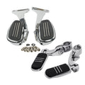 Pegstreamliner Passenger Floorboards FootPeg Clamps Fit For Harley Touring 93-25