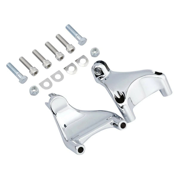 Chrome Rear Passenger Foot Peg Mount Fit For Harley Sportster 883 XL1200 2004-13