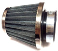 New 35MM Chrome Air Filter For Honda CRF50 CRF70 Coolster QG Yamaha Dirt Bike