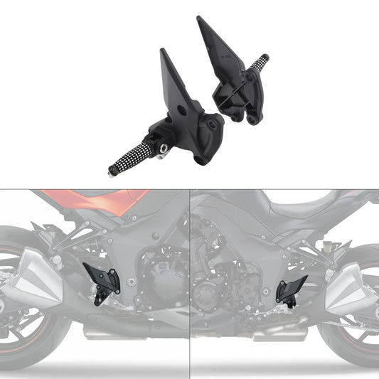 Driver Footpegs Pegs Bracket Fit For Kawasaki Z1000 ZR1000 2010-2023 2020