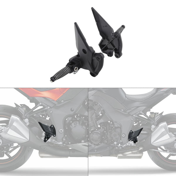 Driver Footpegs Pegs Bracket Fit For Kawasaki Z1000 ZR1000 2010-2023 2020