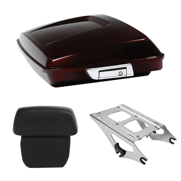 Razor Trunk Pad Mount Rack Fit For Harley Road King Glide 14-2026 Twisted Cherry