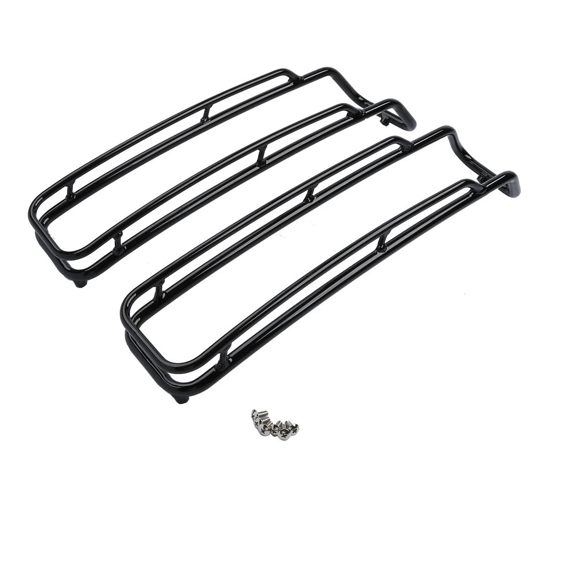 Hard Saddlebag Lid Trim Top Rails Rack Fit For Harley Touring Road King 94-13 12