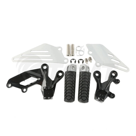 Front Rider Footpegs Footrest Set Fit For Kawasaki Ninja ZX14R ZZR1400 2006-2023