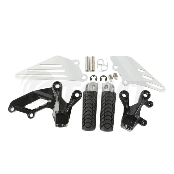 Front Rider Footpegs Footrest Set Fit For Kawasaki Ninja ZX14R ZZR1400 2006-2023