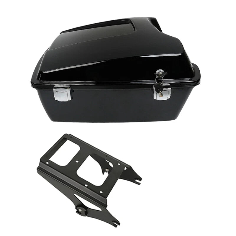 Chopped Trunk Two Up Mount Rack Fit For Harley Touring Electra Glide 09-2013 12