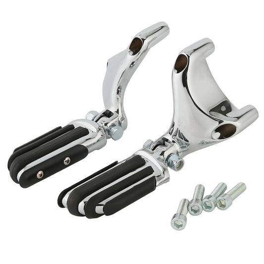 Chrome Passenger Footpeg Pegs Mount Bracket Fit For Harley Sportster 2004-2013