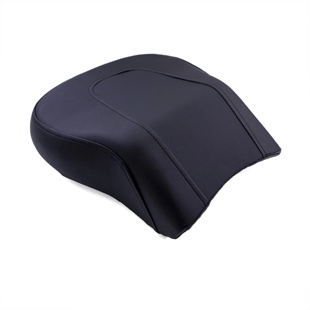 Motorcycle Black Rear Pillion Passenger Seat For Harley FLSTF Fat Boy 2008-2014