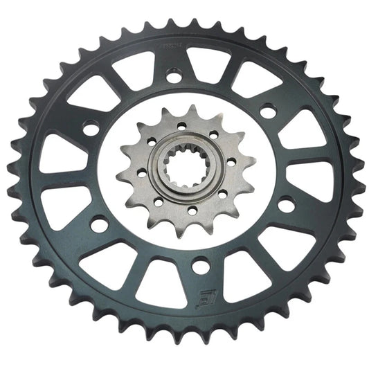 520 41T 14T Front Rear Sprocket For Kawasaki Ninja 400 18-24 Z400 19-24