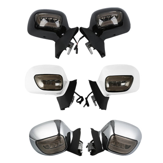 Rearview Mirrors LED Turn Signals Fit For Honda Goldwing 1800 GL1800 2001-2017