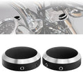 Front Upper Fork Cap Stem Nut Covers Fit For Harley Sportster 14+ Softail 09-25