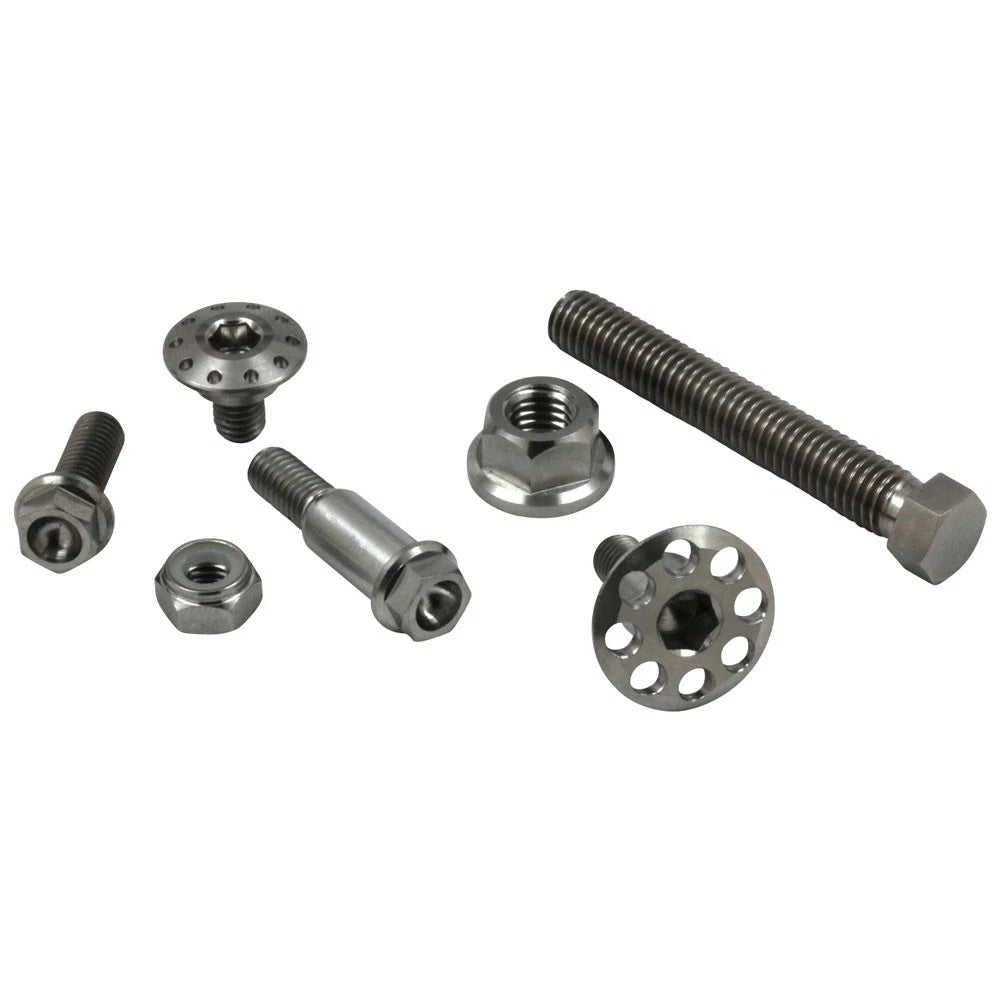 Works Connection Rear Master Cylinder Titanium Bolt Kit For Honda CRF250RX