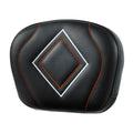 Rear Passenger Backrest Pad Fit For Harley Touring Softail 1994-2023 2022 Black