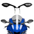 Pair Rear View Mirrors LED Turn Signals Fit For Yamaha Yzf R9 2025