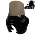Black Front Headlight Fairing Windshield Fit For Harley Street Bob Low Rider New