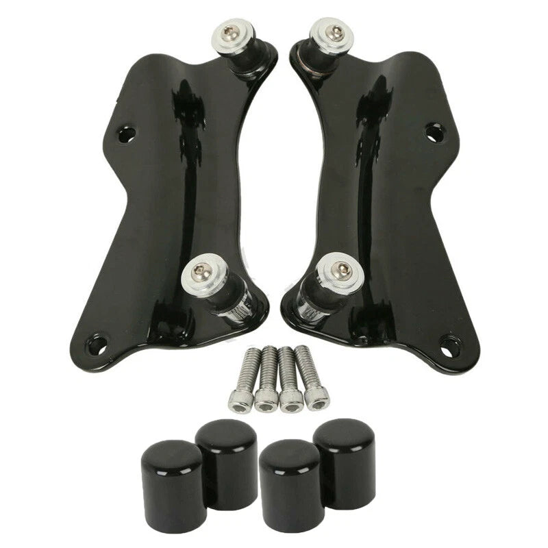 4 Point Docking Hardware Kit w/ Covers Fit For Harley Touring Street Glide 14-25