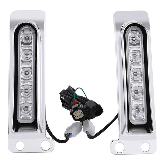 Saddlebag LED Inserts Support Light Fit For Harley Road King Electra Glide 14-24
