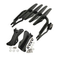 Black Stealth Luggage Rack Docking Hardware Kit Fit For Harley Road Glide 14-24