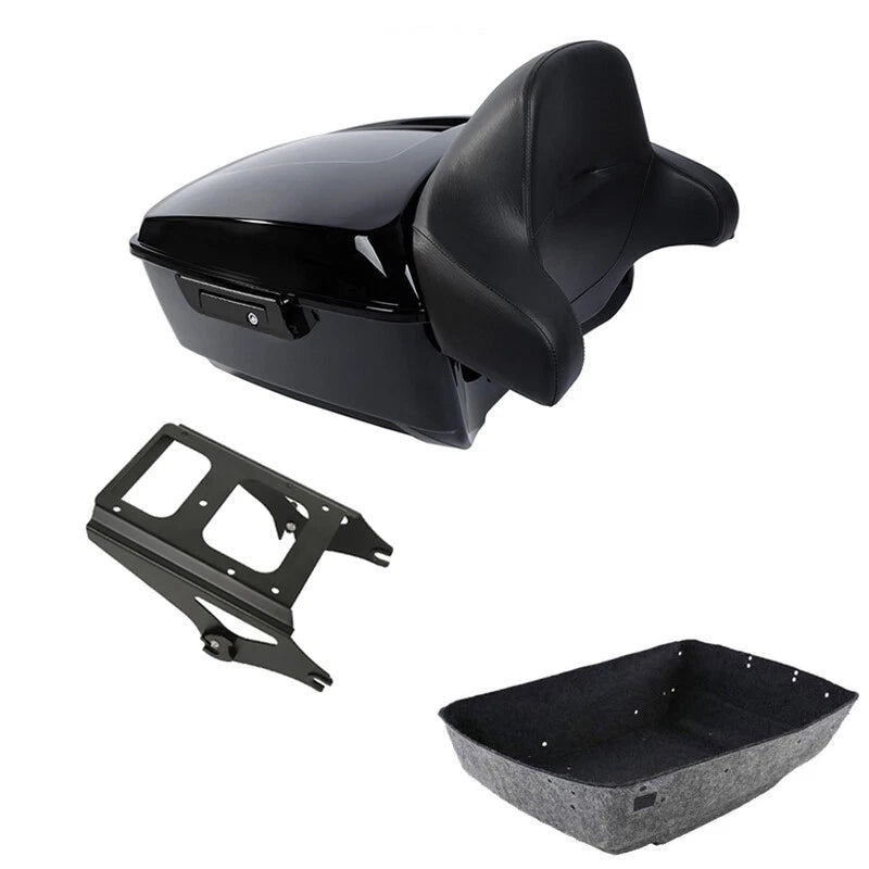 King Trunk Backrest Mount Rack Fit For Harley Touring 2009-2013 US