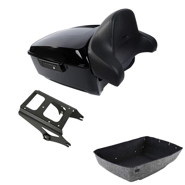 King Trunk Backrest Mount Rack Fit For Harley Touring 2009-2013 US