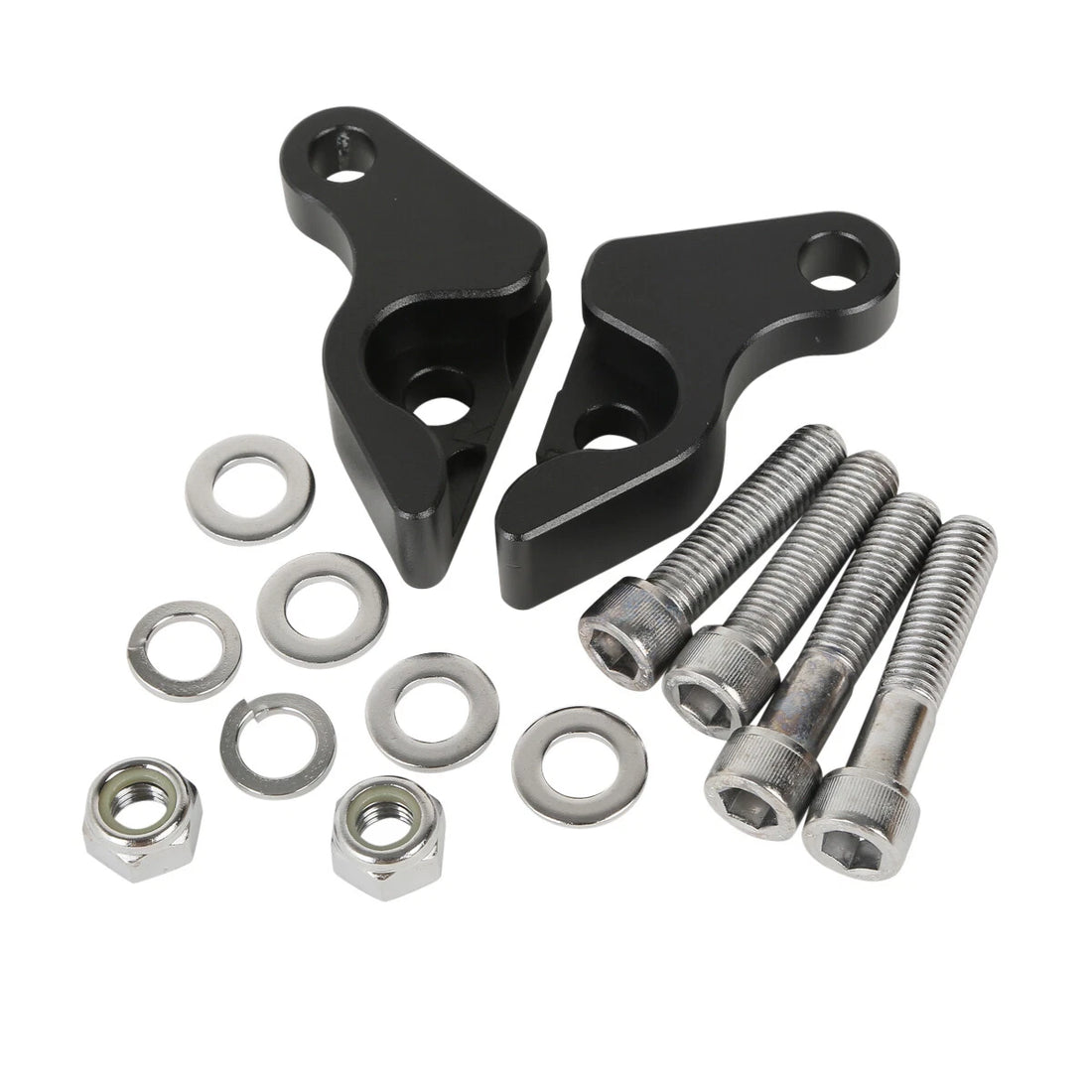 CNC Rear Shock Lowering KITs 1" Inch Fit For Harley Vrsc V-ROD 2002-2017 Black