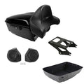 King Trunk Mount Rack Speaker Pad Fit For Harley Electra Street Glide 2014-2026