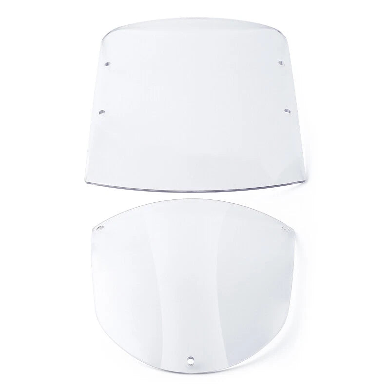 Clear Windshield Quarter Fairing Fit For Harley Sportster 1988-2016 Dyna 1995-05