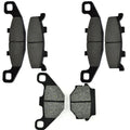 Motorcycle Brake Pads Front&Rear For Kawasaki KL650 B1/B2/B3 1989-1992