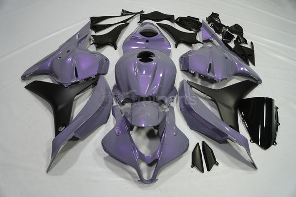 For Honda CBR600RR 2009-2012 Chameleon Gray Dazz Purple &Matte Black Fairing Kit