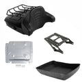 Chopped Trunk Backrest Mount Rack Plate Fit For Harley Road Street Glide 14-2026