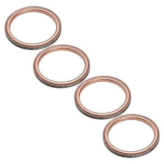 4PCS Exhaust Pipe Gasket For Yamaha SRX400 MT07 MT-07 MT03 MTGTS1000 FZS600