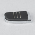 Chrome Rubber Brake Pedal Fit For Harley Touring Road King 1980-2025